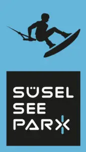 Süsel Seeparx Logo und Signet Wakeboarder hochkant